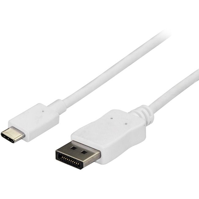 Picture of StarTech.com 1.8m USB-C to DisplayPort Cable - White